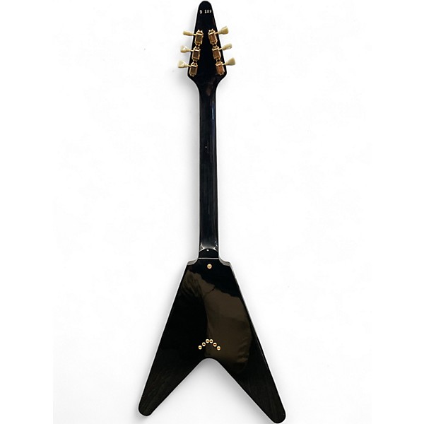 Used 1982 Gibson FLYING V HERITAGE REISSUE Ebony Solid Body Electric Guitar