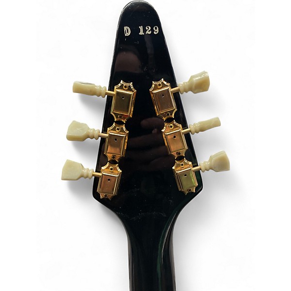 Used 1982 Gibson FLYING V HERITAGE REISSUE Ebony Solid Body Electric Guitar