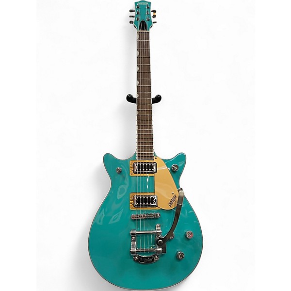 Used Gretsch Guitars G5232T Electromatic Double Jet FT With Bigsby Caicos Green Solid Body Electric Guitar