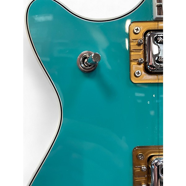 Used Gretsch Guitars G5232T Electromatic Double Jet FT With Bigsby Caicos Green Solid Body Electric Guitar