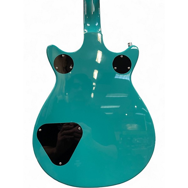 Used Gretsch Guitars G5232T Electromatic Double Jet FT With Bigsby Caicos Green Solid Body Electric Guitar