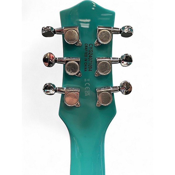 Used Gretsch Guitars G5232T Electromatic Double Jet FT With Bigsby Caicos Green Solid Body Electric Guitar