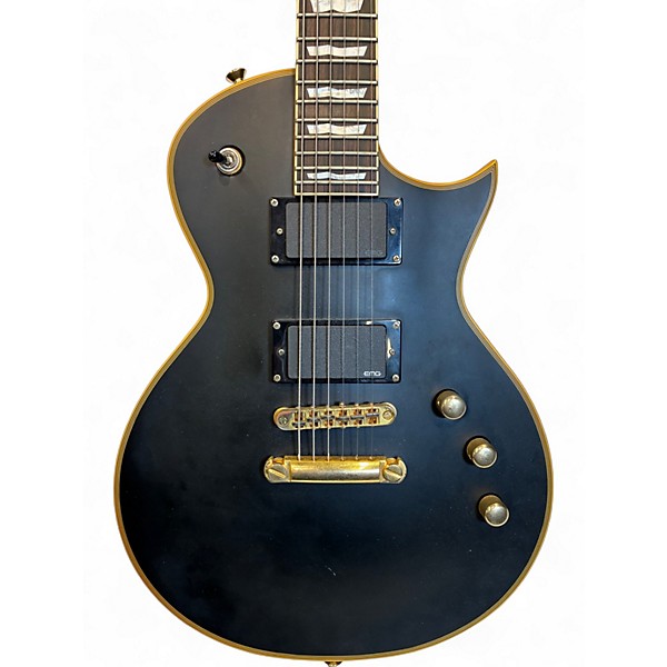 Used ESP LTD EC1000 Deluxe Black Solid Body Electric Guitar