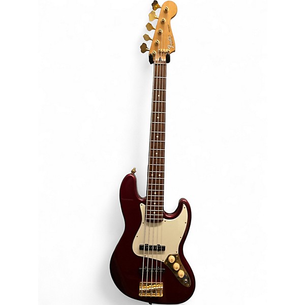 Used Fender Modern Player Jazz Bass V Midnight Wine Electric Bass Guitar