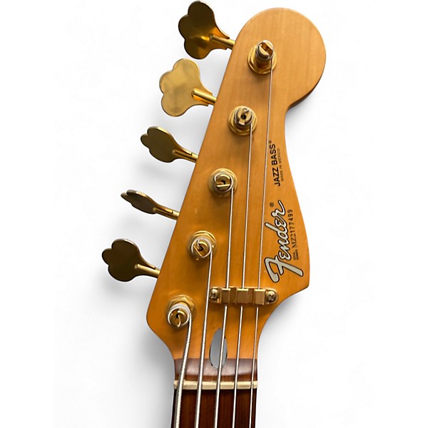 Used Fender Modern Player Jazz Bass V Midnight Wine Electric Bass Guitar