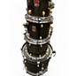 Used Premier 5 Piece XPK birch Black and Gold Drum Kit thumbnail