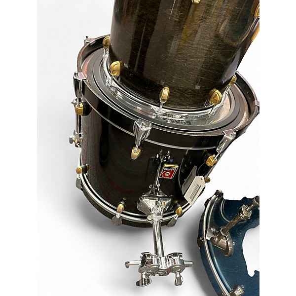 Used Premier 5 Piece XPK birch Black and Gold Drum Kit