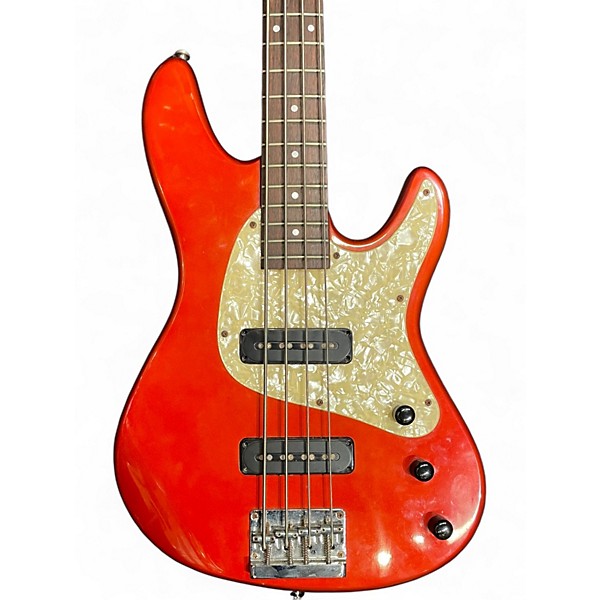 Used Ibanez TR 300 Red Electric Bass Guitar