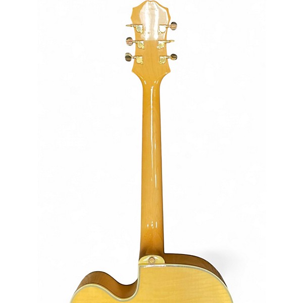 Used Epiphone ZEPHYR BLUES DELUXE YELLOW Hollow Body Electric Guitar