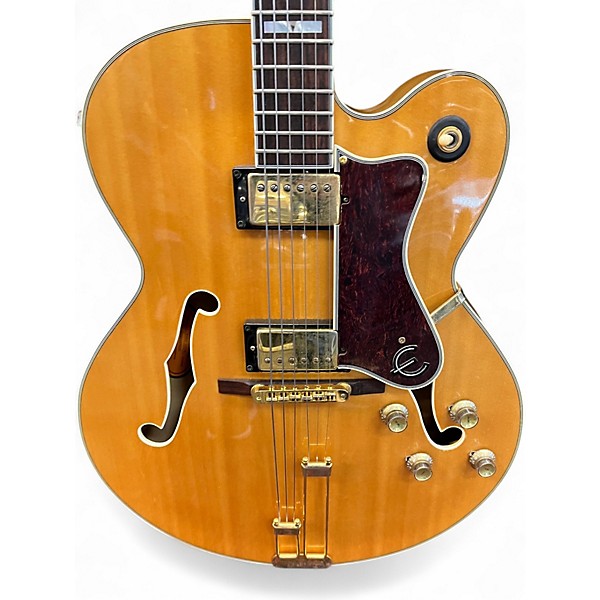 Used Epiphone BROADWAY  YELLOW Hollow Body Electric Guitar
