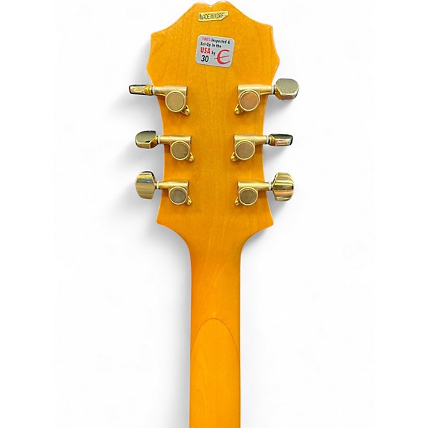 Used Epiphone BROADWAY  YELLOW Hollow Body Electric Guitar