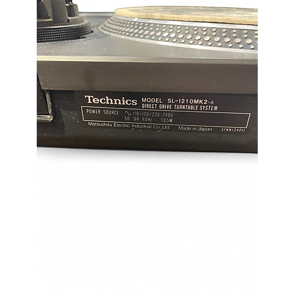 Used Technics SL1210MK2 Turntable