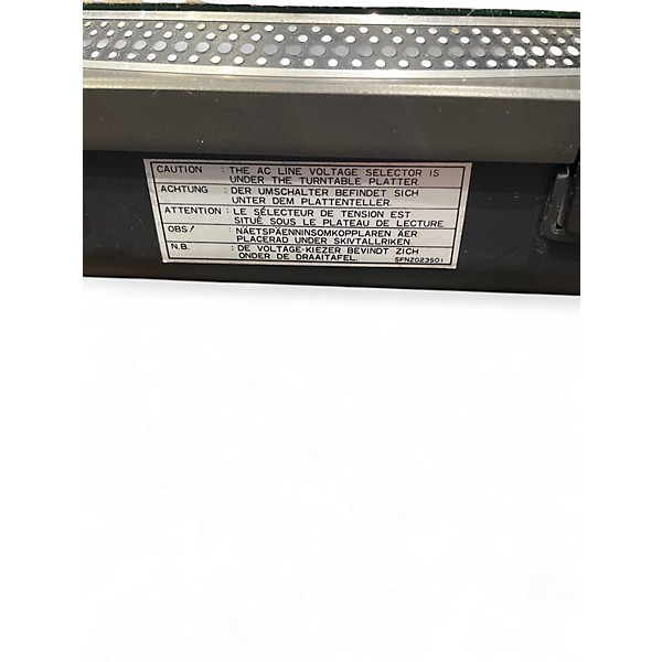 Used Technics SL1210MK2 Turntable