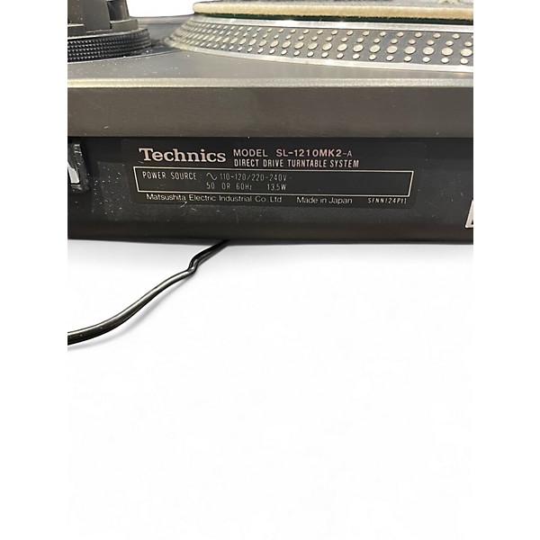 Used Technics SL1210MK2 Turntable
