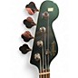 Used 2024 Squier Paranormal Rascal HH Sherwood Green Metallic Electric Bass Guitar