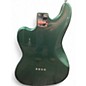 Used 2024 Squier Paranormal Rascal HH Sherwood Green Metallic Electric Bass Guitar