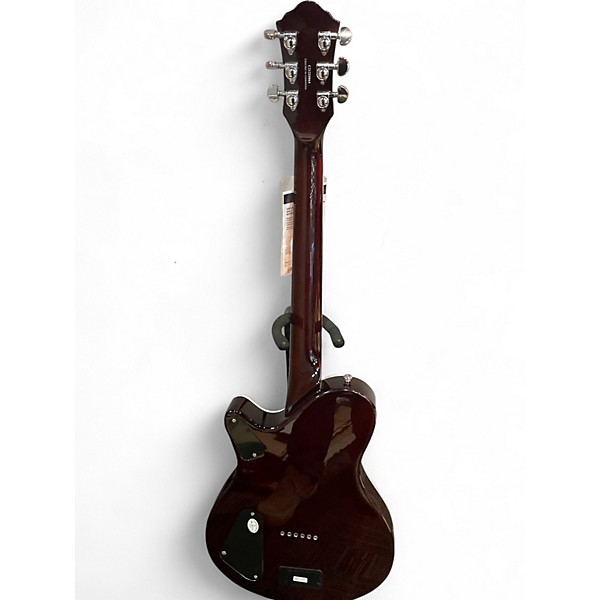 Used Michael Kelly Hybrid Special QUILT HONEY BURST Hollow Body Electric Guitar