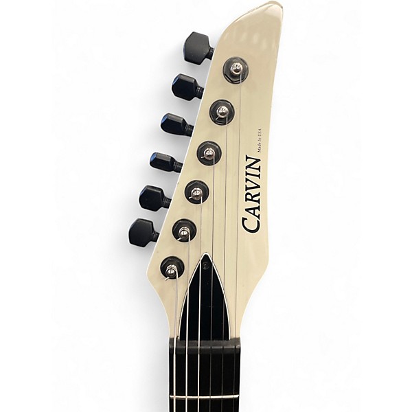 Used Carvin DC127 White Solid Body Electric Guitar