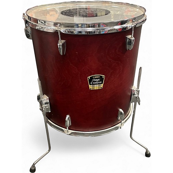 Used Yamaha 4 Piece STAGE CUSTOM STANDARD RED Drum Kit