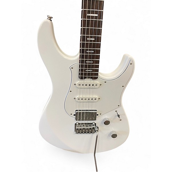 Used Yamaha PACIFICA standard plus white Solid Body Electric Guitar