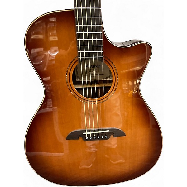 Used Alvarez AEG95ce Shadowburst Acoustic Electric Guitar