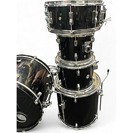 Used Ludwig 5 Piece Accent Black Drum Kit