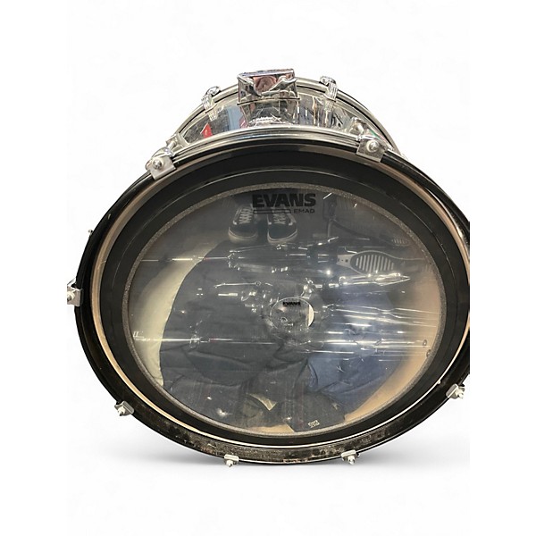 Used Ludwig 5 Piece Accent Black Drum Kit