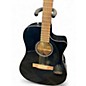 Used Fender CD60SCE Black Acoustic Electric Guitar