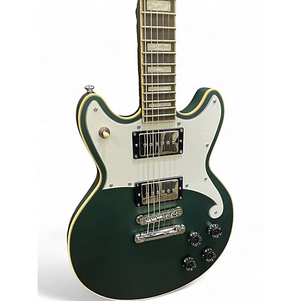 Used D'Angelico Premier Series BRIGHTON Green Solid Body Electric Guitar