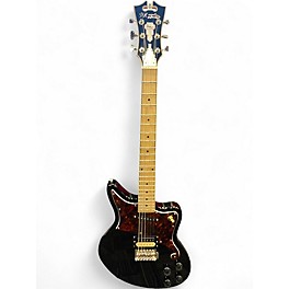 Used D'Angelico Premier Series BEDFORD Black Solid Body Electric Guitar