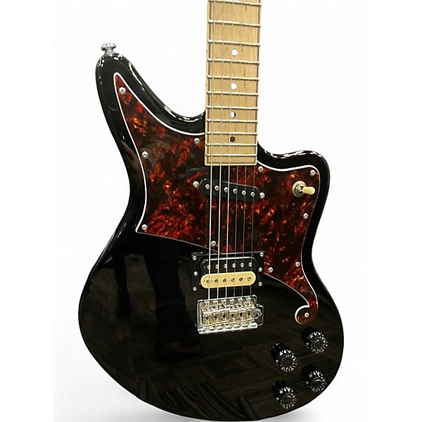 Used D'Angelico Premier Series BEDFORD Black Solid Body Electric Guitar