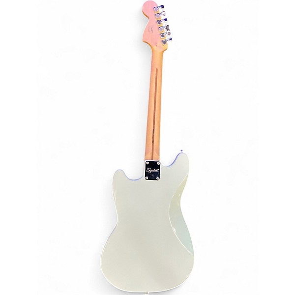 Used Squier SONIC MUSTANG Metallic Aqua Marine Solid Body Electric Guitar