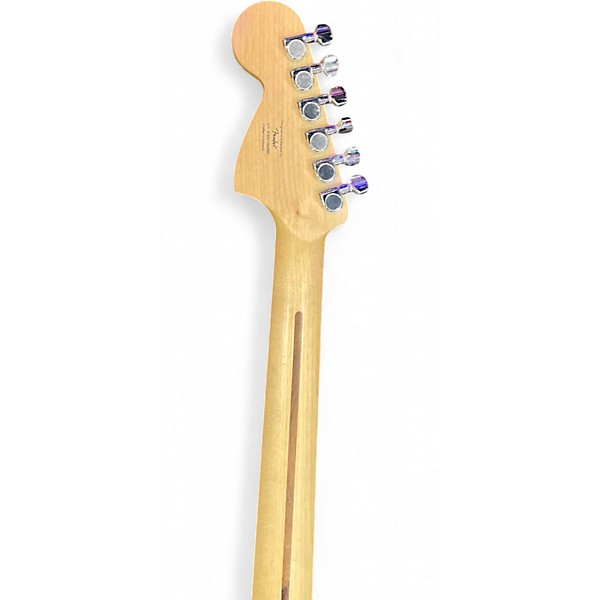 Used Squier SONIC MUSTANG Metallic Aqua Marine Solid Body Electric Guitar