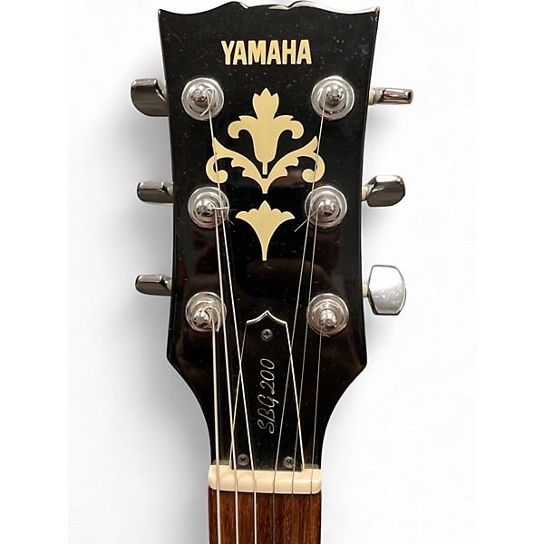 Used 1990s Yamaha SBG200 Black Solid Body Electric Guitar