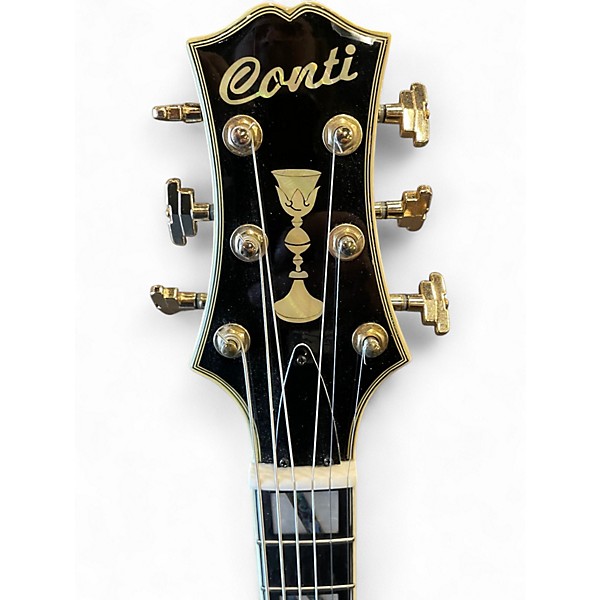 Used Conti Entrada Trans Red Hollow Body Electric Guitar