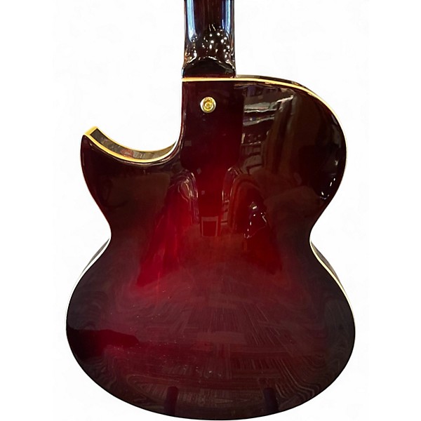 Used Conti Entrada Trans Red Hollow Body Electric Guitar