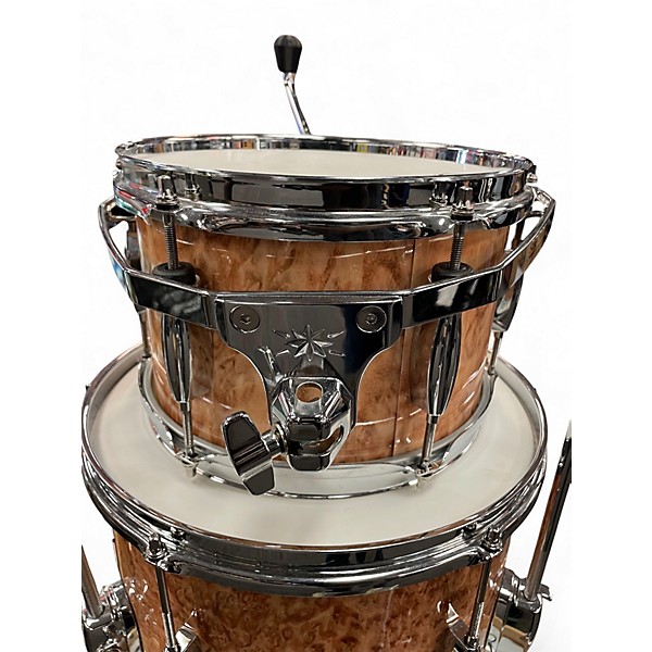 Used Custom 3 Piece 3PC Natural Drum Kit