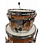Used Custom 3 Piece 3PC Natural Drum Kit