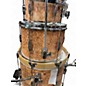 Used Custom 3 Piece 3PC Natural Drum Kit
