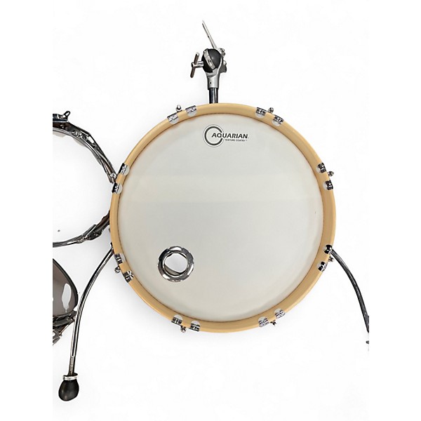 Used Custom 3 Piece 3PC Natural Drum Kit