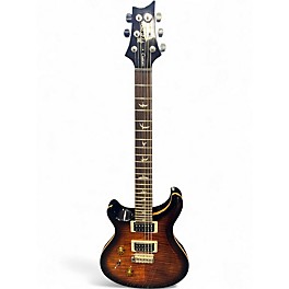 Used PRS SE Custom 24 black gold burst Solid Body Electric Guitar
