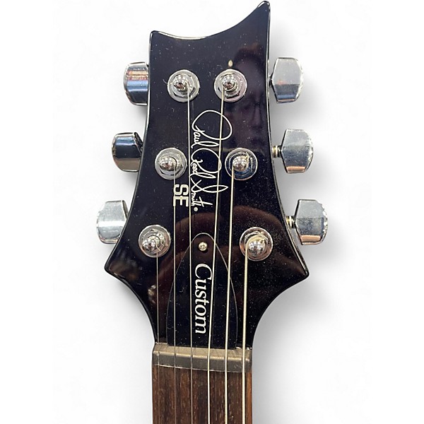 Used PRS SE Custom 24 black gold burst Solid Body Electric Guitar