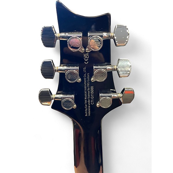 Used PRS SE Custom 24 black gold burst Solid Body Electric Guitar