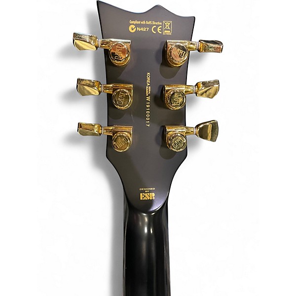 Used 2019 ESP LTD EC1000 VINTAGE BLACK Solid Body Electric Guitar