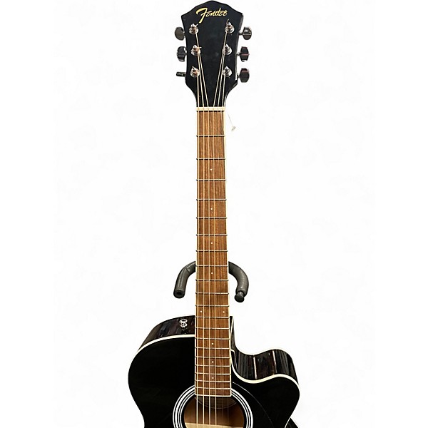 Used Fender FA135CE Concert Black Acoustic Electric Guitar