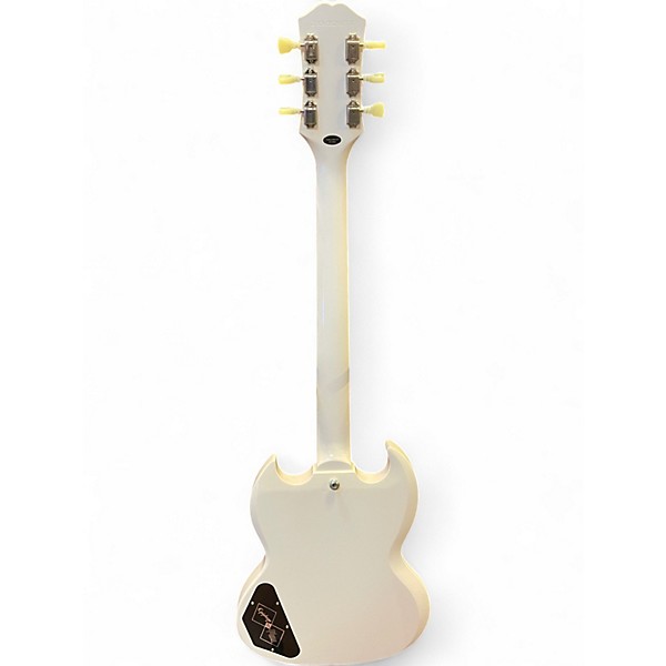 Used Epiphone inspired by gibson 61 sg white Solid Body Electric Guitar