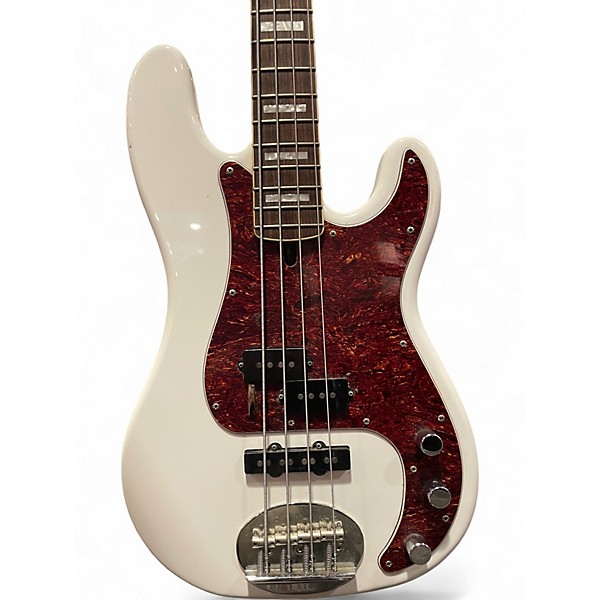 Used Lakland 44-64 White Electric Bass Guitar