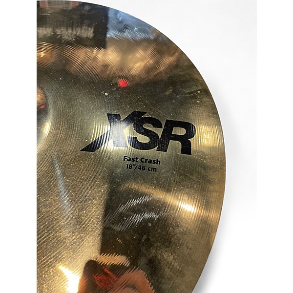 Used SABIAN 18in XSR FAST CRASH Cymbal