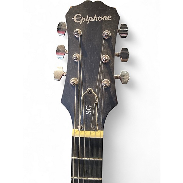 Used Epiphone SG Cherry Solid Body Electric Guitar