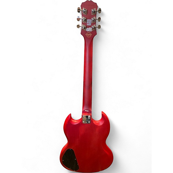 Used Epiphone SG Cherry Solid Body Electric Guitar